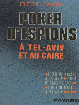 cover image of Poker d'espions